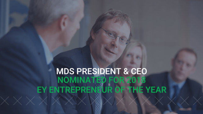MDS President & CEO nominated for 2018 EY Entrepeneur of the Year
